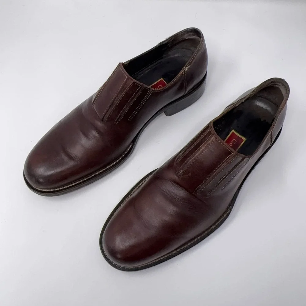 Cole Haan Dylan Slip on Shoes Men's Size 8 Ventian Toe Loafers Preppy‎ Academia